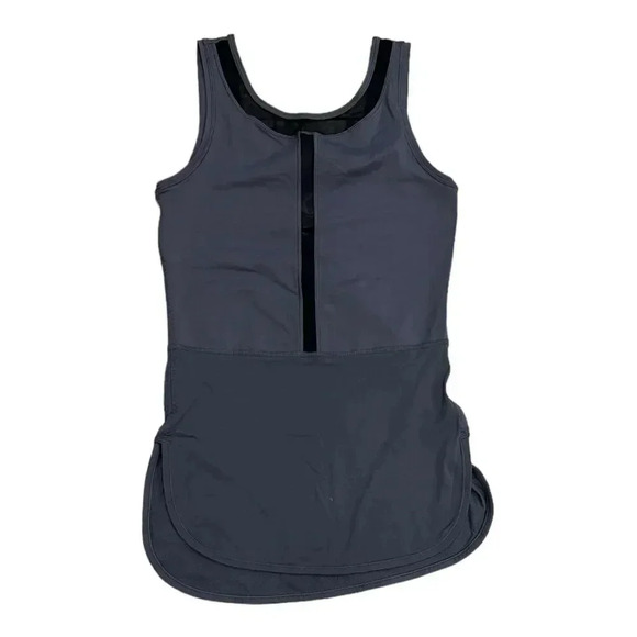 Lululemon Gray Mesh Ride Inside Tank Top 6 - Picture 2 of 5